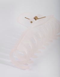 Large Clear Hair Claw Clip - link has visual effect only