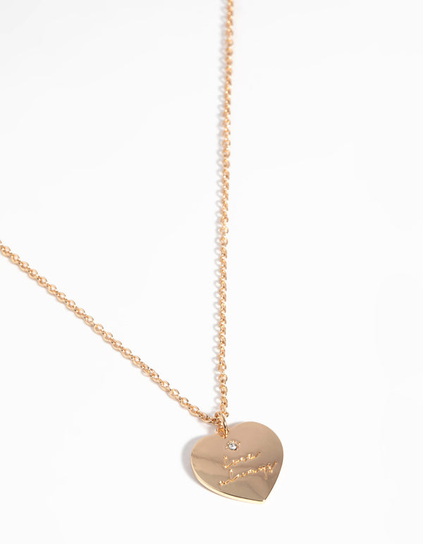 Gold Love Always Necklace