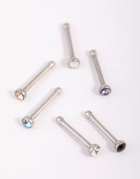 Surgical Steel Frosty Nose Studs - link has visual effect only