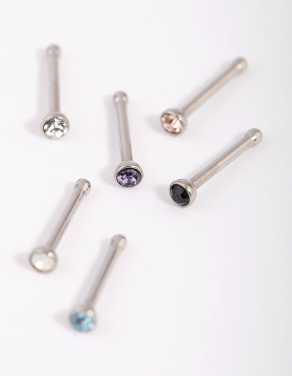 Surgical Steel Frosty Nose Studs