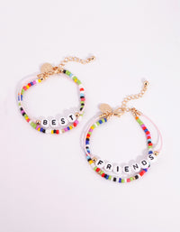 Kids Best Friend Rainbow Bracelet 4-Pack - link has visual effect only