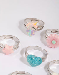 Kids Heart Ring 6-Pack - link has visual effect only