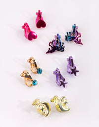 Kids Star Clip-On Earring 5-Pack - link has visual effect only