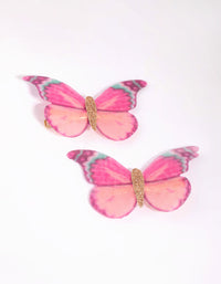 Kids Fancy Butterfly Clips - link has visual effect only