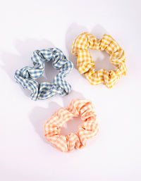 Mixed Gingham Scrunchie Pack - link has visual effect only
