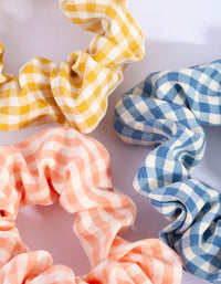 Mixed Gingham Scrunchie Pack - link has visual effect only