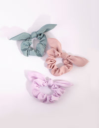 Mixed Bunny Ear Scrunchie Pack - link has visual effect only