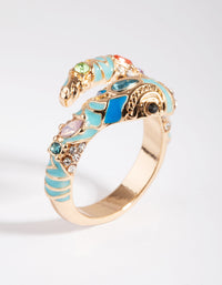 Gold Snake Ring - link has visual effect only