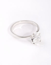 Sterling Silver Oval "I Do" Ring - link has visual effect only