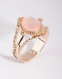 Rose Gold Cats Eye Ring - link has visual effect only