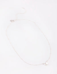 Silver Butterfly Necklace - link has visual effect only