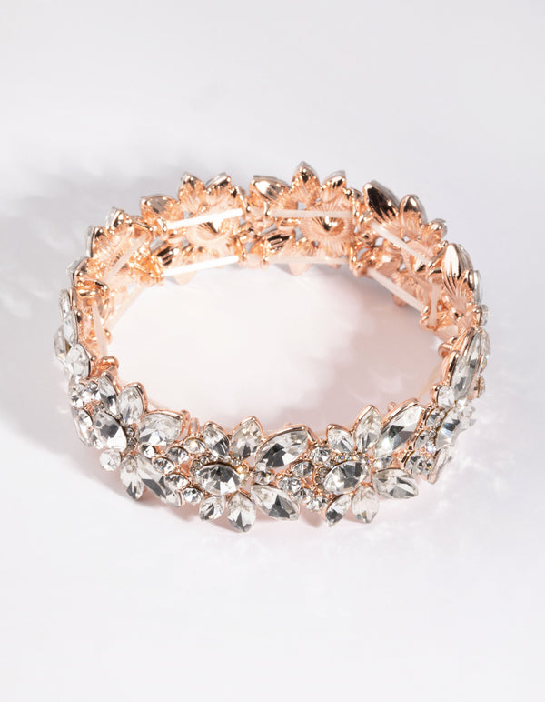 Rose Gold Diamante Bracelet