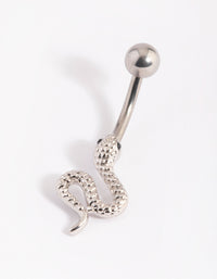 Surgical Steel Serpent Belly Bar - link has visual effect only