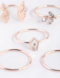 Rose Gold Butterfly Ring 6-Pack - link has visual effect only