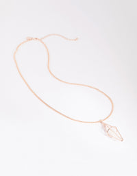 Clear Quartz Cage Necklace - link has visual effect only