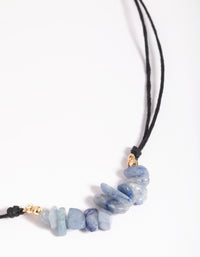 Blue Aventurine Chip Necklace - link has visual effect only
