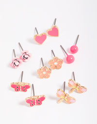 Kids Pretty Garden Stud Earring 6-Pack - link has visual effect only