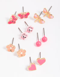 Kids Pretty Garden Stud Earring 6-Pack - link has visual effect only