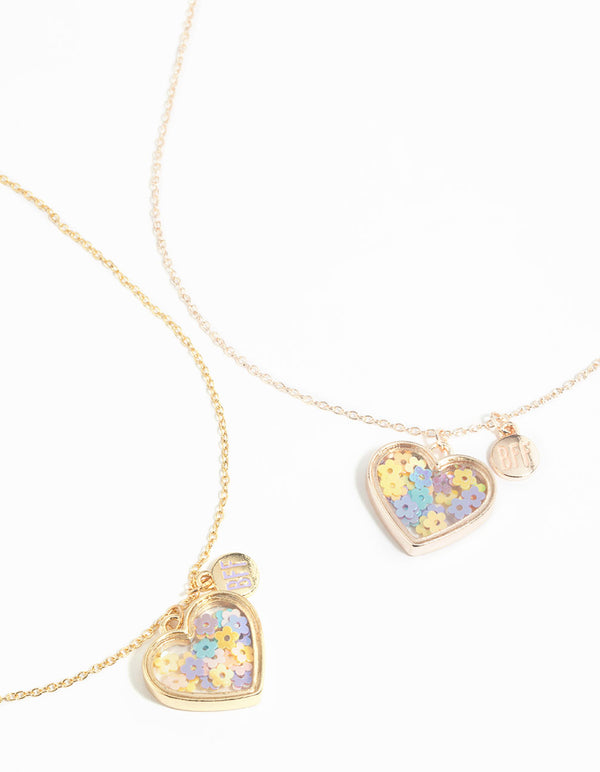 2-pack Best Friends necklaces - Gold-coloured/Best Friends - Ladies | H&M IN