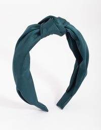 Teal Twisted Knot Headband - link has visual effect only