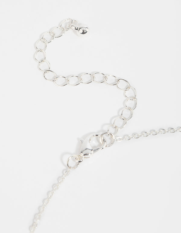 Green Cushion Halo Necklace & Earrings Set