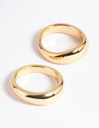 Gold Plated Ring Set - link has visual effect only