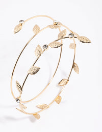 Gold Leaf Wrapped Arm Cuff - link has visual effect only