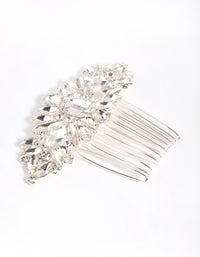 Silver Diamante Statement Comb - link has visual effect only