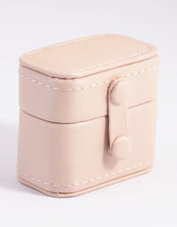 Blush Small Faux Leather Ring Box - link has visual effect only