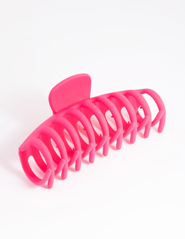 Matte Pink Plastic Claw