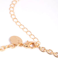 Gold Twisted Anklet Set - link has visual effect only