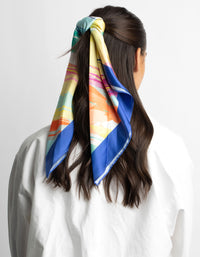 Watercolour Strokes Bandana Hair Scarf - link has visual effect only