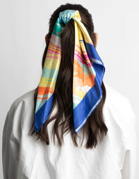 Watercolour Strokes Bandana Hair Scarf - link has visual effect only