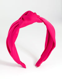 PInk Twisted Knot Headband - link has visual effect only