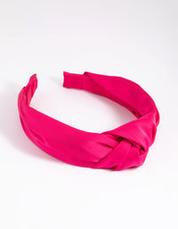 PInk Twisted Knot Headband - link has visual effect only
