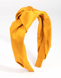 Yellow Twisted Knot Headband - link has visual effect only
