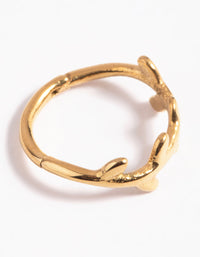 Gold Plated Surgical Steel Vine Clicker Ring - link has visual effect only