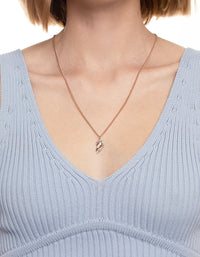 Rose Gold Pastel Diamante BFF Necklace Pack - link has visual effect only
