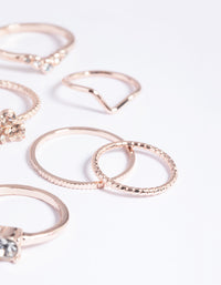 Rose Gold Fine Faux Ring Pack - link has visual effect only