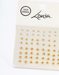 Gold Basic Faux Dermal Jewels - link has visual effect only