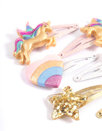 Kids Statement Unicorn Snaps 6-Pack - link has visual effect only