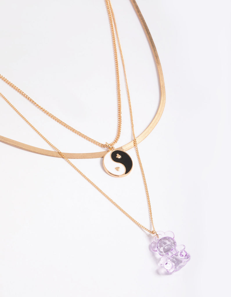 Yin yang necklace lovisa Clearance