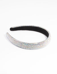 Fabric Diamante Padded Headband - link has visual effect only