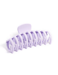Pastel Lilac Large Barrel Claw Clip - link has visual effect only