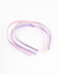 Kids Glitter & Satin Headband Pack - link has visual effect only