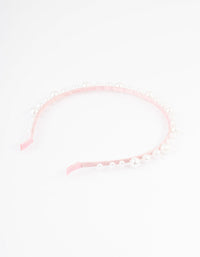 Kids Fabric Multi Size Pearl Headband - link has visual effect only