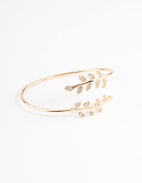 Gold Leaf Wrap Cuff Bangle - link has visual effect only