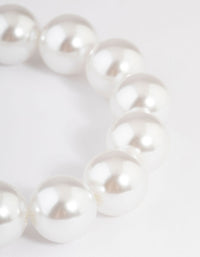 Bead Large Pearly Stretch Bracelet - link has visual effect only