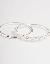 Sterling Silver Marquise Ring Pack - link has visual effect only