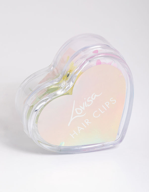 Plastic Pastel Butterfly Claw Tub 12-Pack